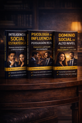 COMBO 3 INTELIGENCIA SOCIAL ESTRATÉGICA+PSICOLOGÍA DE INFLUENCIA+DOMINIO SOCIAL EN ALTO NIVEL+BONUS